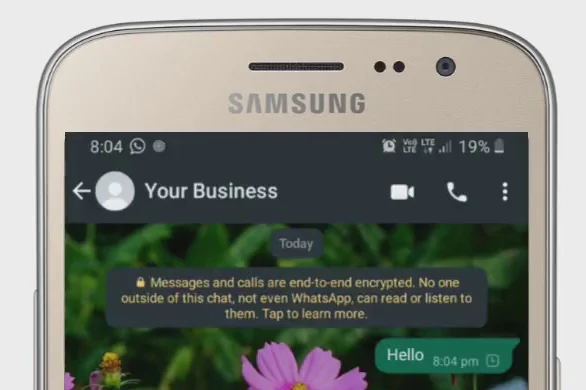 whatsapp link generator on a phone